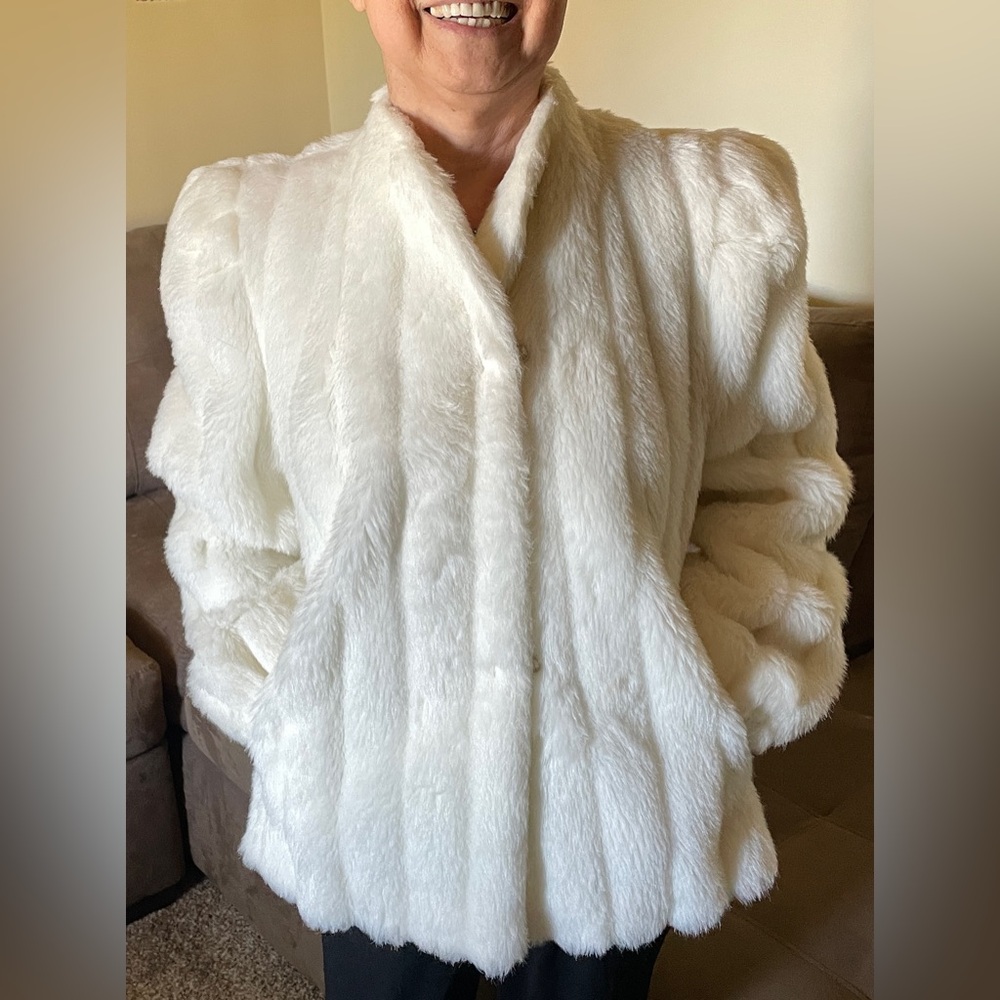 Beige Mink Fur Coat / Size: Medium by Manchester